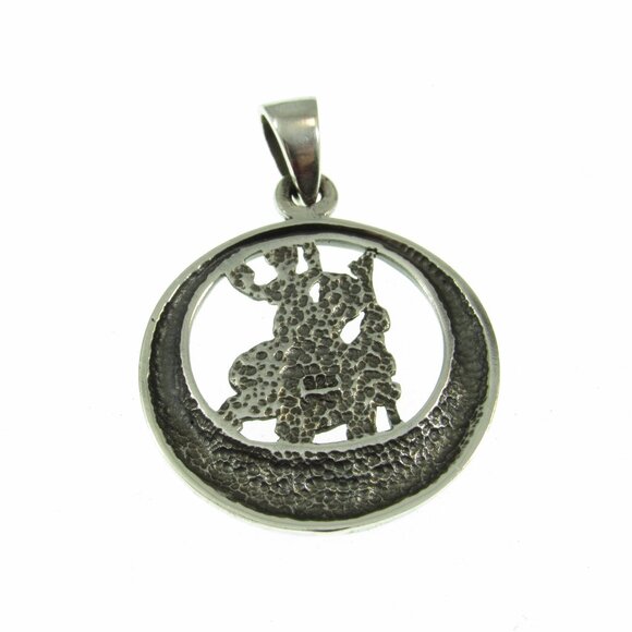 Solid 925 Sterling Silver Saint Christopher Protection Religious Medal Pendant - Picture 8 of 8